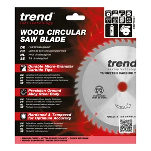 Trend Trä- Batteri- Cirkelsågsklinga 185mm x 20mm x 24T