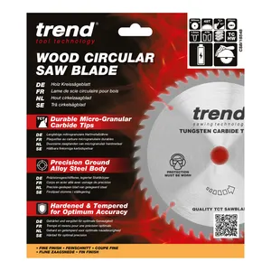 Trend Trä- Batteri- Cirkelsågsklinga 185mm x 20mm x 48T