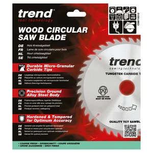 Trend Trä- Cirkelsågsklinga 190mm x 30mm x 12T