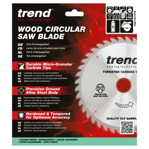 Trend Trä- Batteri- Cirkelsågsklinga 190mm x 30mm x 18T