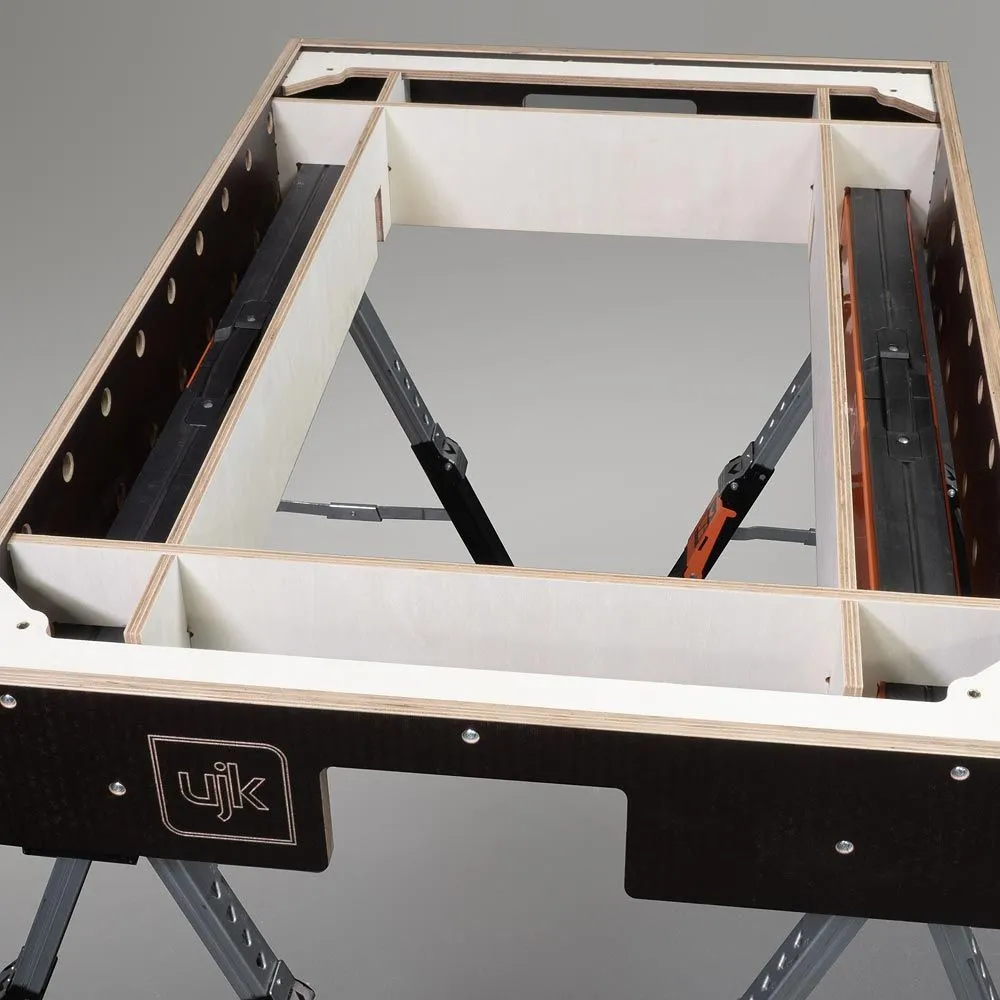 UJK  Multifunction Arbetsbord Mk II med 2x sågbockar