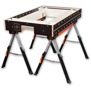 UJK  Multifunction Arbetsbord Mk II med 2x sågbockar