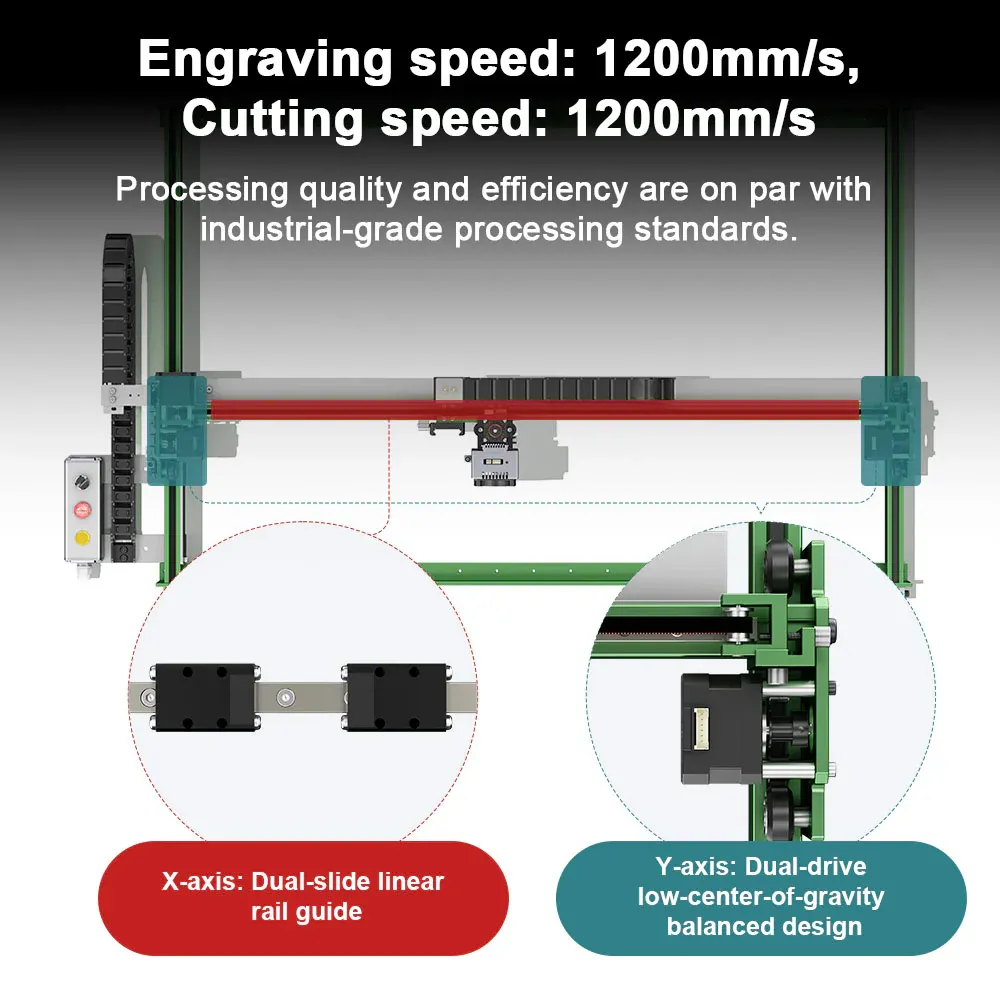 NEJE Max 4 V2 E80 Lasergravering & Laserskärning