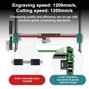 NEJE Max 4 V2 E80 Lasergravering & Laserskärning