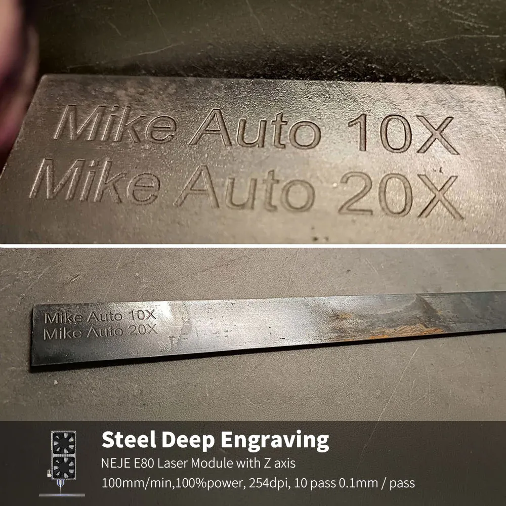 NEJE Max 4 V2 E80 Lasergravering & Laserskärning
