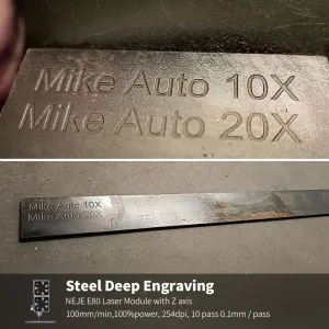 NEJE Max 4 V2 E80 Lasergravering & Laserskärning