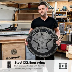 NEJE Max 4 V2 E80 Lasergravering & Laserskärning