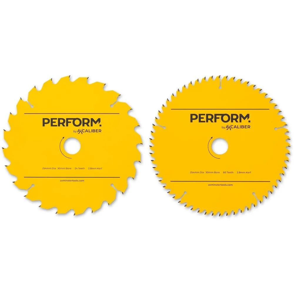 254mm Sågklingor Paket (2pc) Z24 & Z60 Perform