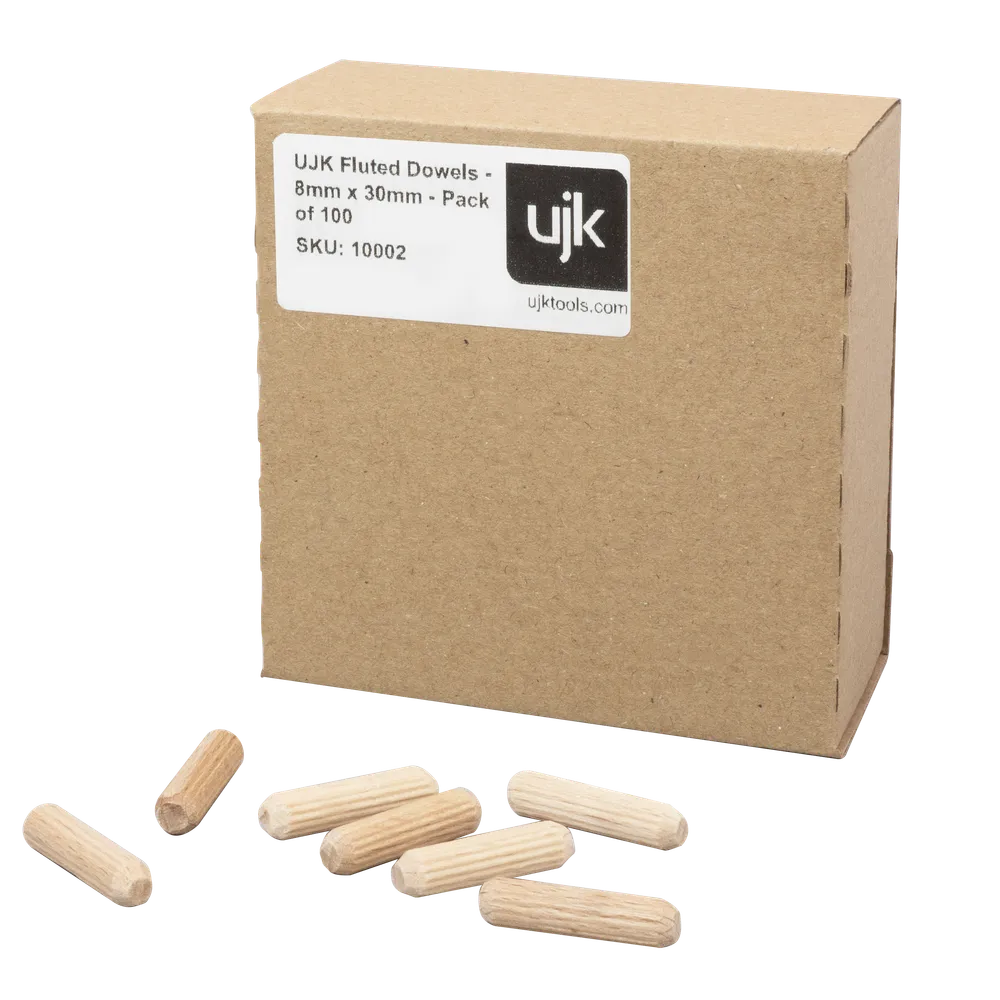 Träplugg - 6mm x 30mm Paket med 100st UJK