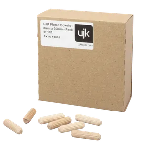 Träplugg - 6mm x 30mm Paket med 100st UJK