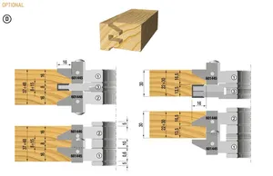 STARK Utbytesskär, Profil D2, 25mm x 29,8mm X 2mm (par)