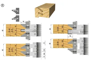 STARK Utbytesskär, Profil E1, 25mm x 29,8mm X 2mm (par)