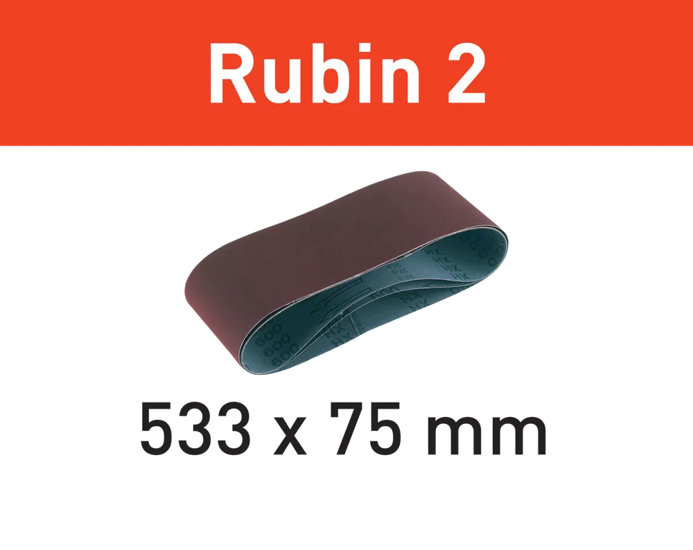 Rubin slipband L533x75 Festool