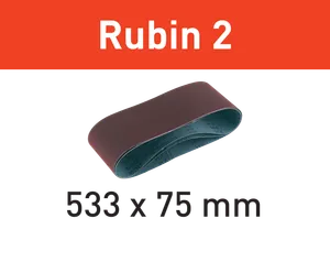 Rubin slipband L533x75 Festool