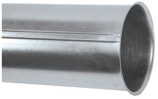 Längdfalsat rör Ø 120mm (0,5-2m)