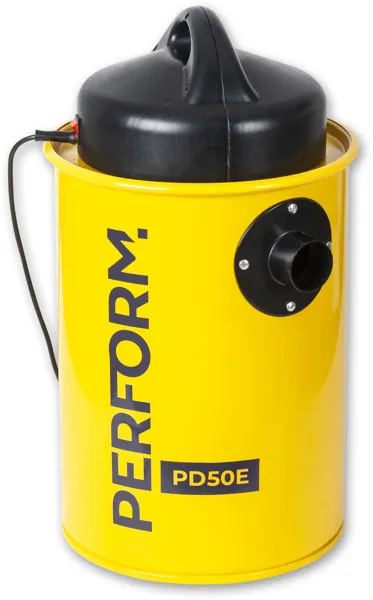 Spånsug PD50E 50L + Utsugskit hobby Ø63 Axminster Perform