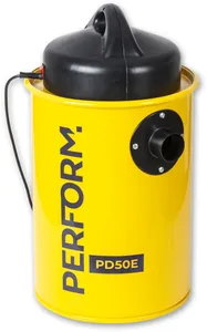 Spånsug PD50E 50L + Utsugskit hobby Ø63 Axminster Perform