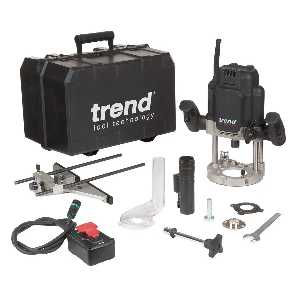 ROUTER 12MM 2300W VAR 230V & KITBOX Trend PROF TC