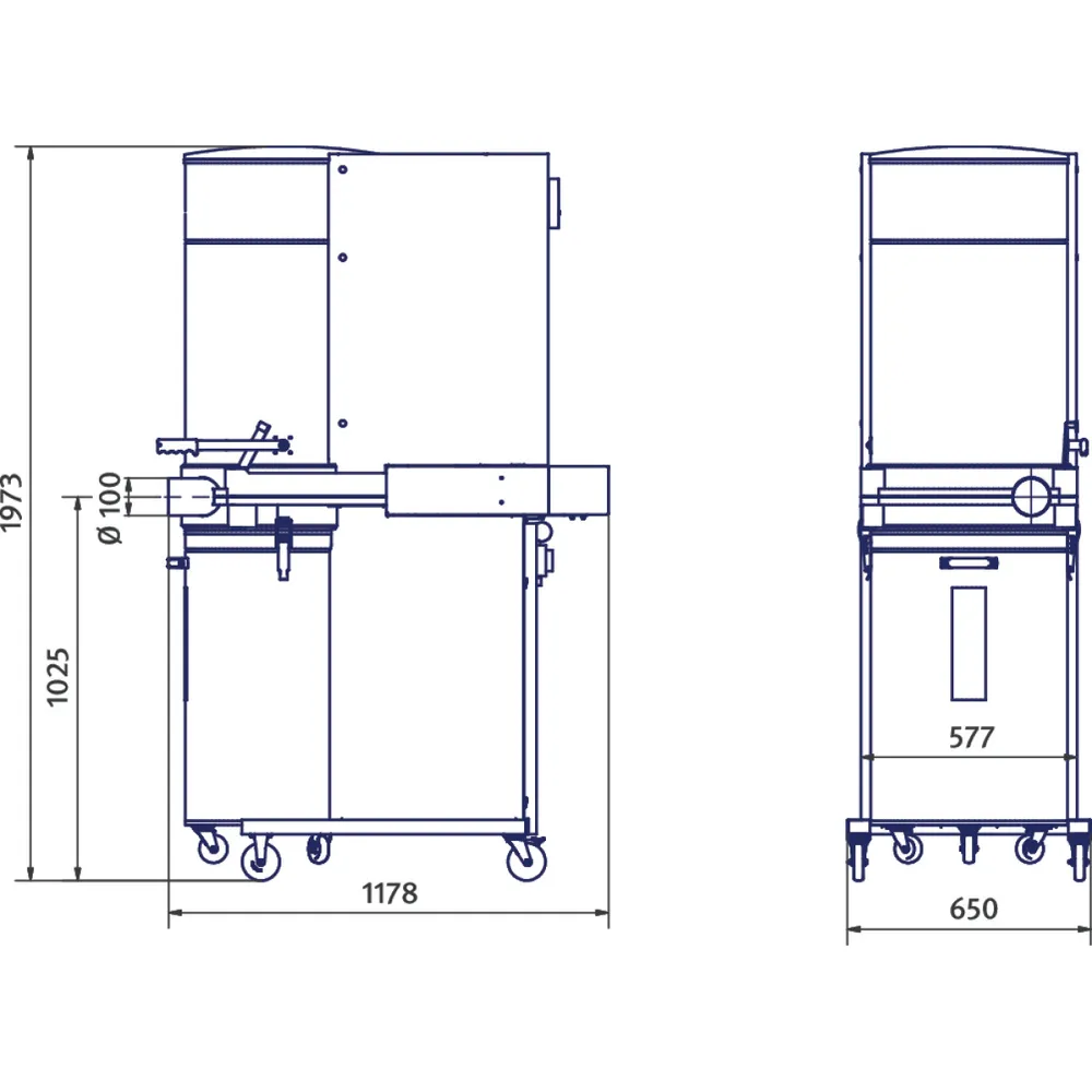 Spånsug RLA 1101 Holzkraft