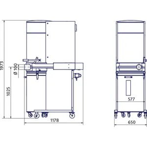 Spånsug RLA 1103 Holzkraft