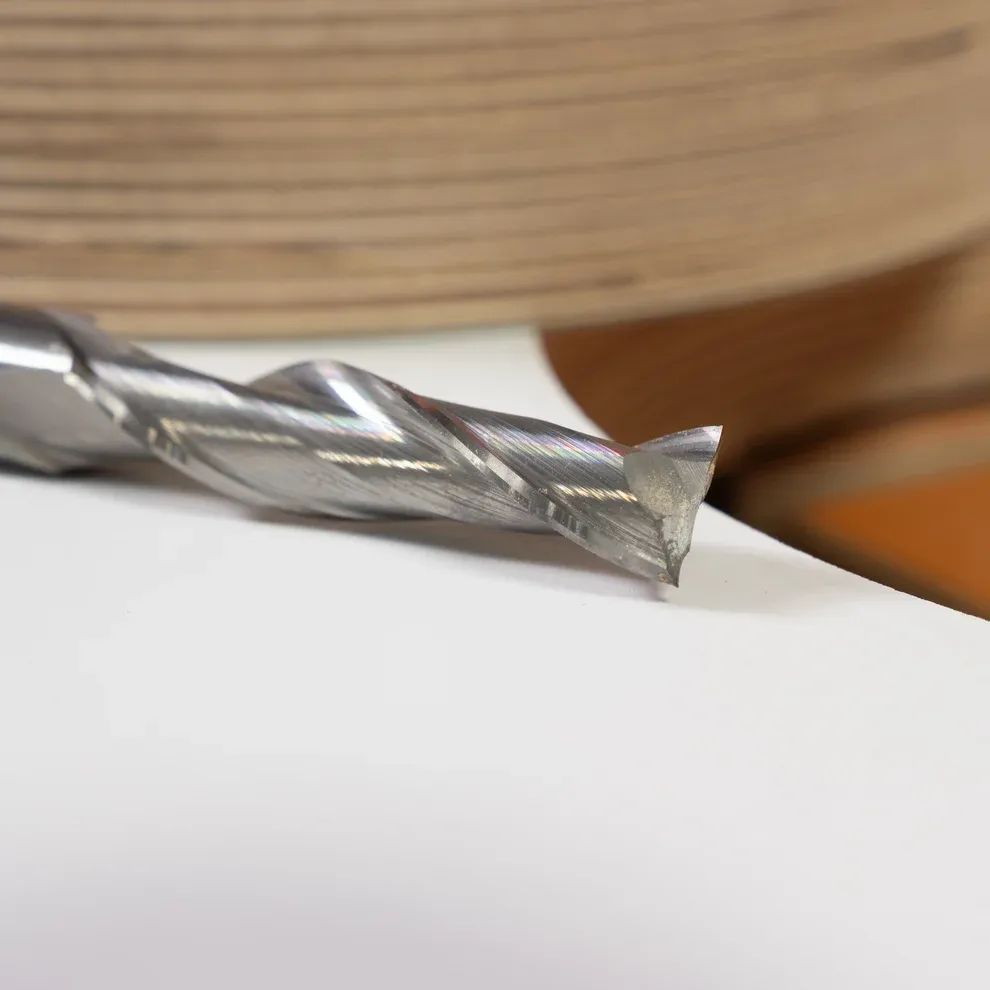 UJK 6mm x 22mm Solid Carbide Up-Cut Spiral Cutter (8mm)