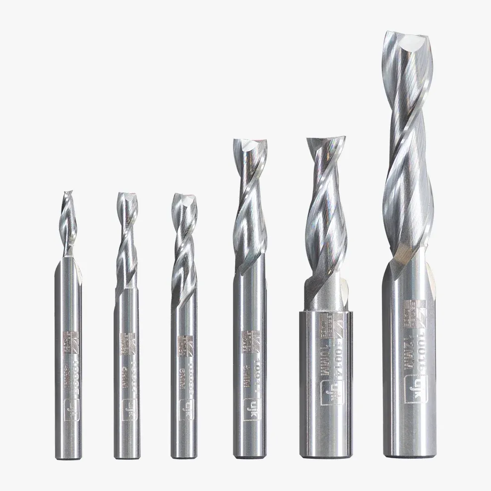 UJK 6mm x 22mm Solid Carbide Up-Cut Spiral Cutter (8mm)