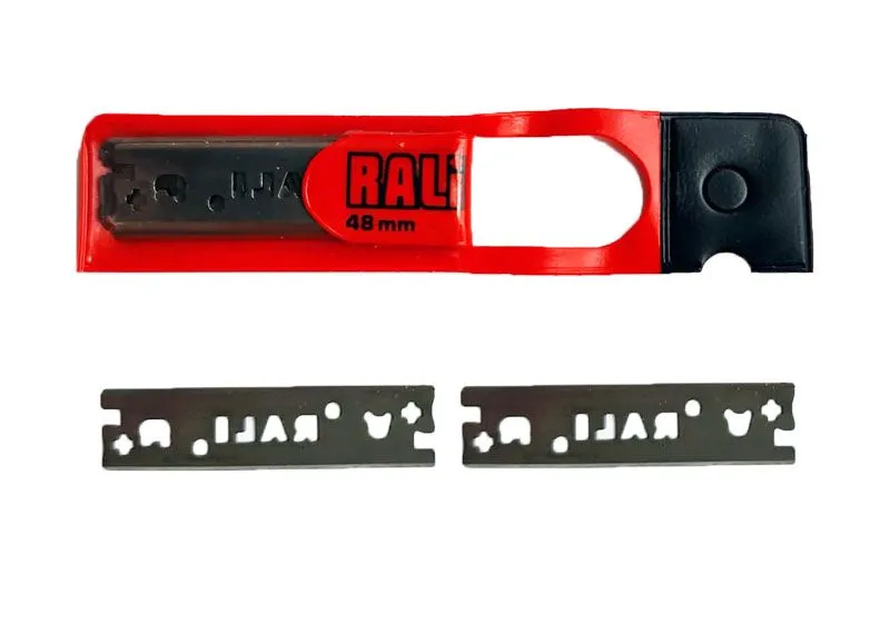 SET 2 BLADES CHROME 48mm