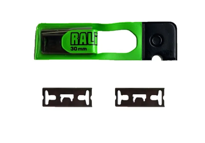 SET 2 BLADES CHROME 30mm