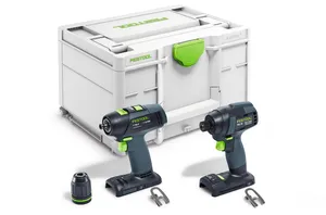 Skruvdragarpaket TID 18 Basic-Set T18 FESTOOL