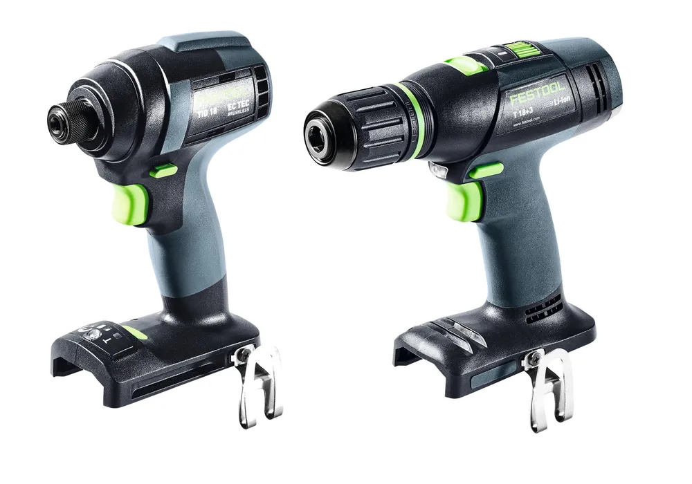 Skruvdragarpaket TID 18 Basic-Set T18 FESTOOL