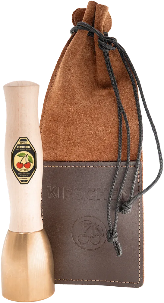 Kirschen Messingsklubba, Ø 50 mm, 700 g, - Bokskaft
