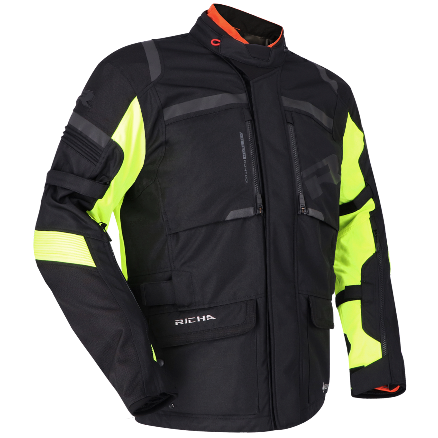 Richa Brutus Gore-Tex Jacket Black/Fluo Yellow