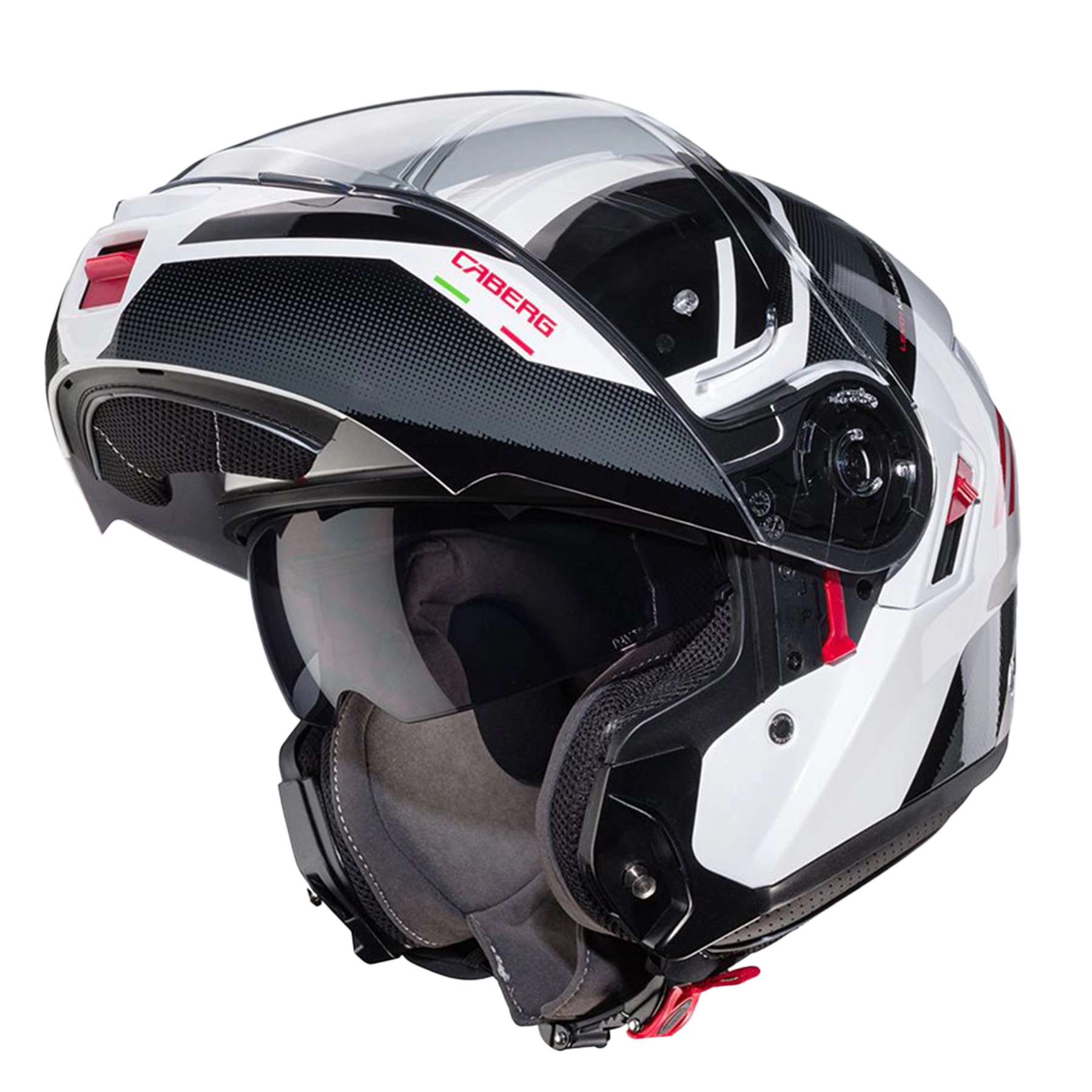 Caberg Levo X Manta Vit/Antracit/Svart/Röd