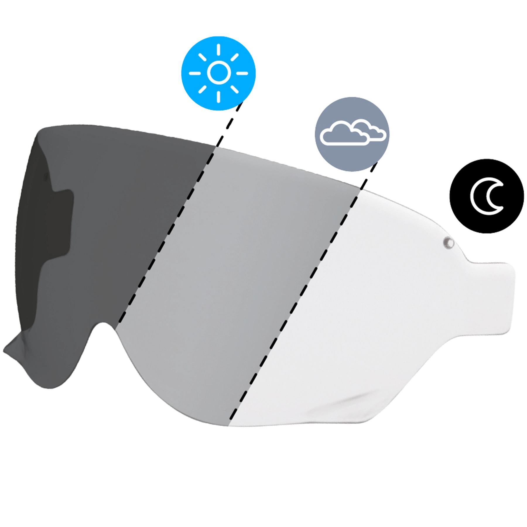 Shoei CJ-3 Fotokromatiskt