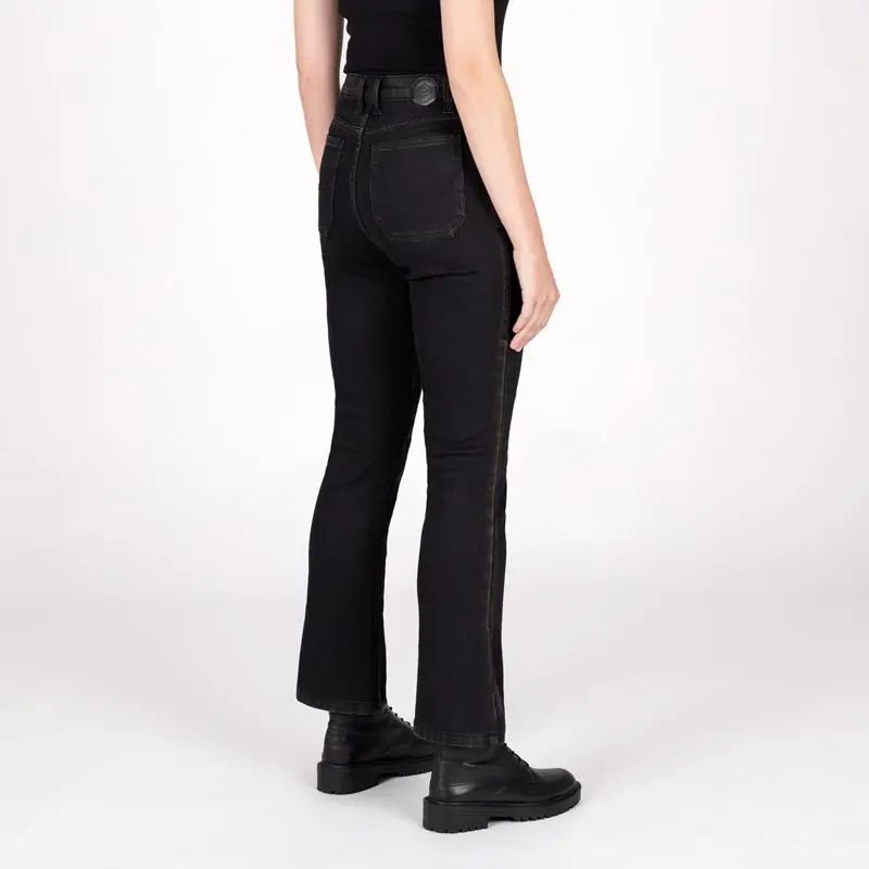 Jeans Knox Cartmel Kick Flare Dam Svartrost