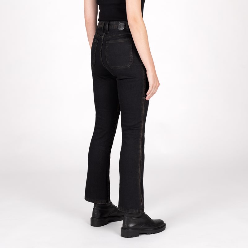 Jeans Knox Cartmel Kick Flare Dam Svartrost