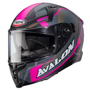Caberg Avalon X Optic Matt Svart/Grå/Rosa