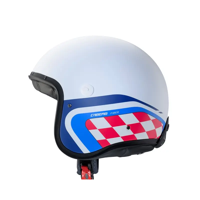 Hjälm Caberg Freeride X Daytona Matt Vit/Ljusblå/Röd