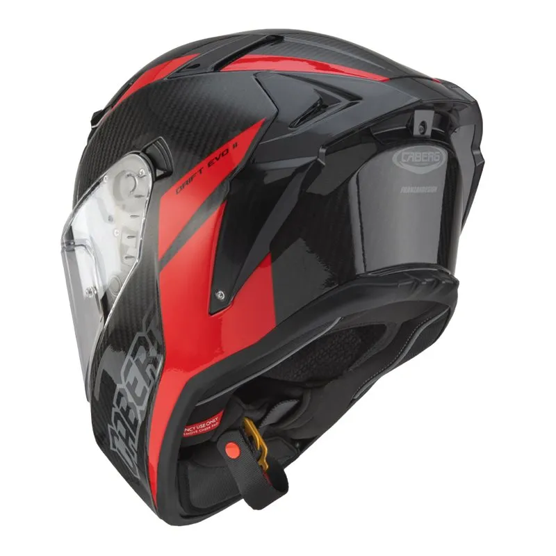 Hjälm Caberg Drift Evo Ii Carbon Nova Röd