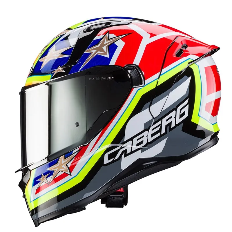 Caberg Avalon X Track Svart/Gul/Neonröd/Blå