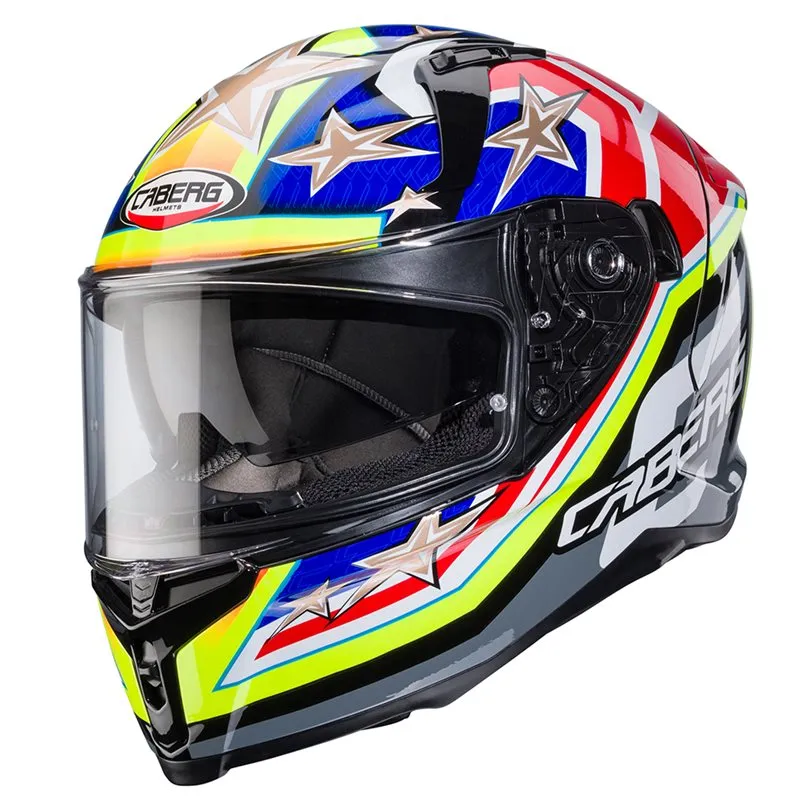 Caberg Avalon X Track Svart/Gul/Neonröd/Blå