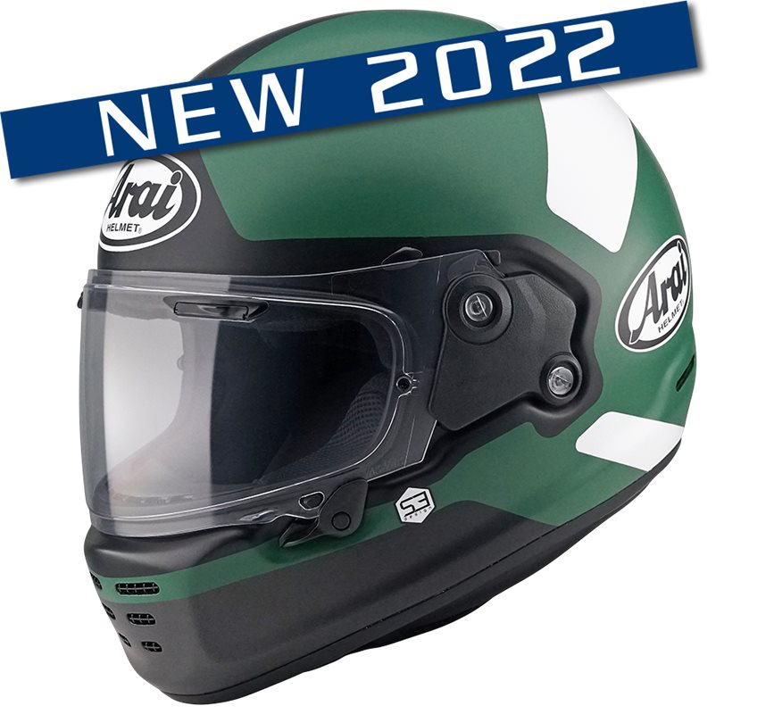 Hjälm Arai Concept X Backer Grön