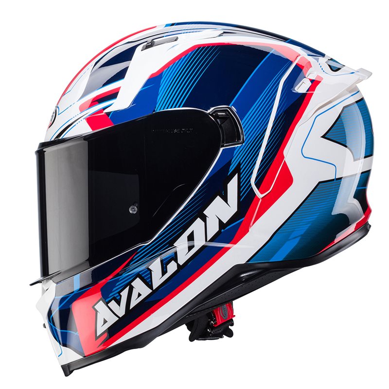 Hjälm Caberg Avalon X Optic Vit/Blå/Röd