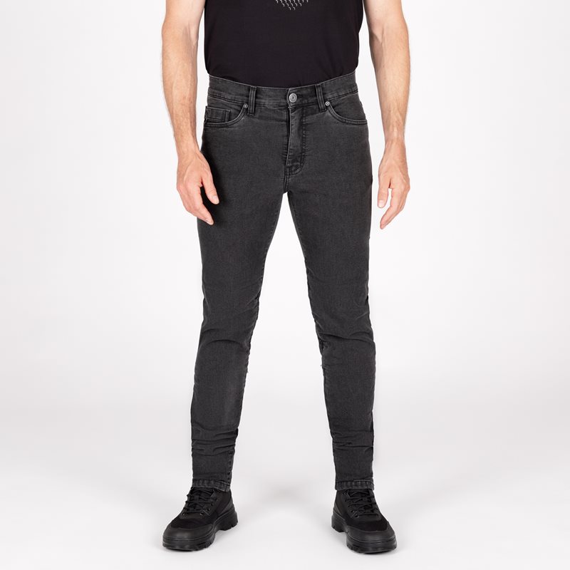 Jeans Knox Colton Slim Herr Kolgrå