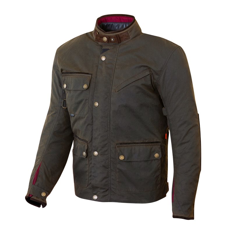 Vaxjacka Merlin Expedition Olivgrön