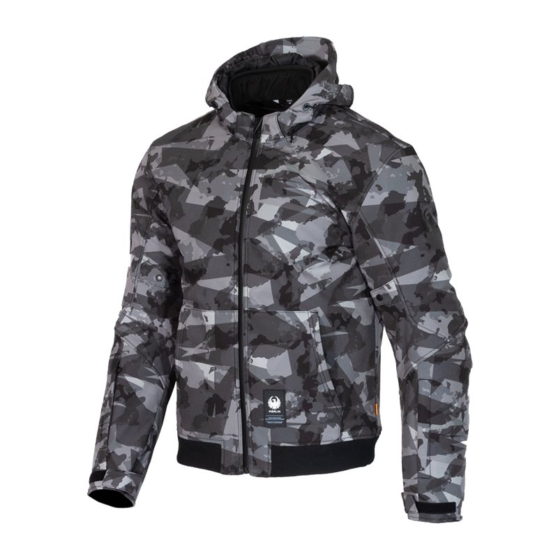 Textiljacka Merlin Torque Laminerad Grå/Svart