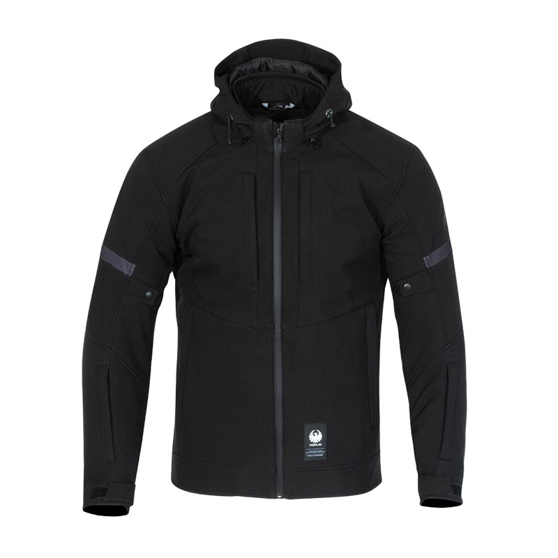 Textiljacka Merlin Flare Laminerad Svart