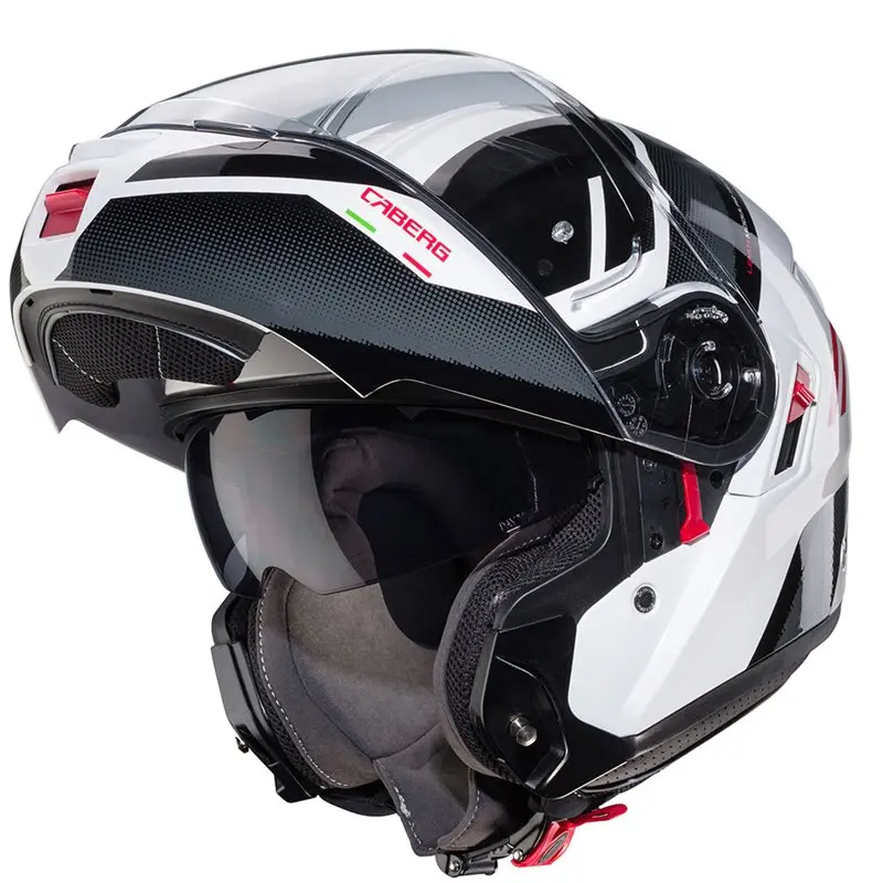 Caberg Levo X Manta Vit/Antracit/Svart/Röd