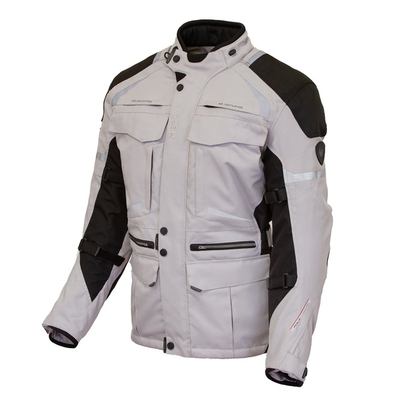 Textiljacka Merlin Neptune 2.0 Isgrå