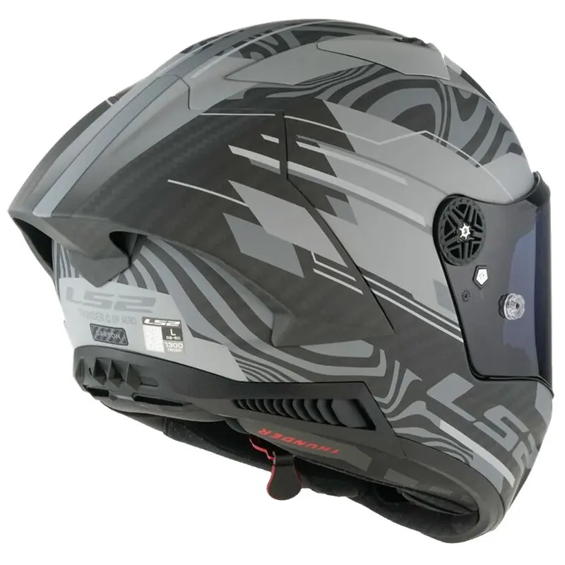 Hjälm Ls2 Ff805 Thunder Carbon Gp Aero Polar Mattsvart